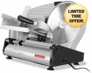 TOOGOOD 8.7" Electric Meat Slicer