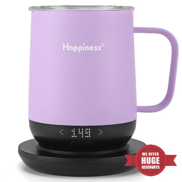 Happiness Smart Heated Coffee Mug