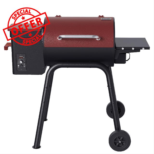 Electric Wood Pellet Grill Smoker for Outdoor Cooking