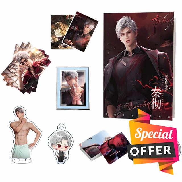 Love Deepspace Collections - Game Poster Stand Artbook Keychain Badge Card Stickers Lucky Box - Love Deepspace Figure Decorations (1)