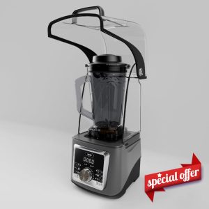 VONCI 2200W Commercial Blender With Sound Enclosure