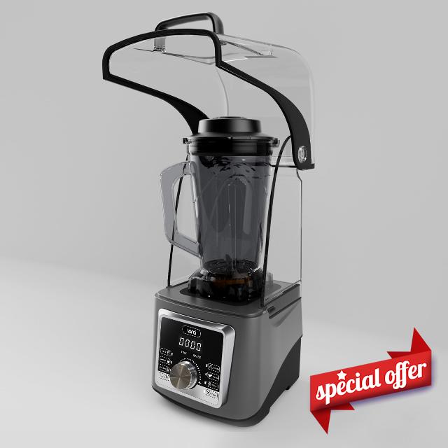 VONCI 2200W Commercial Blender With Sound Enclosure