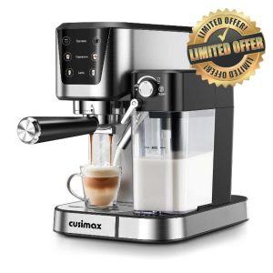 CUSIMAX Espresso and Cappuccino Machine 20 Bar