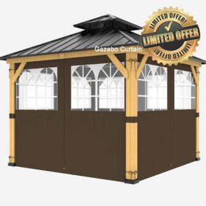 10ft x 12ft Gazebo Curtains