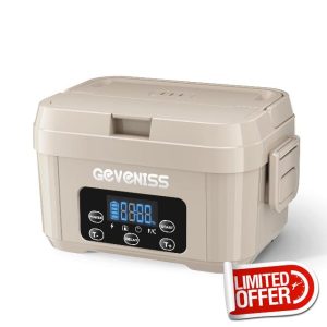 Cordless Electric Lunch Box for Adults – Heated Lunch Box with 1100ML SS Container