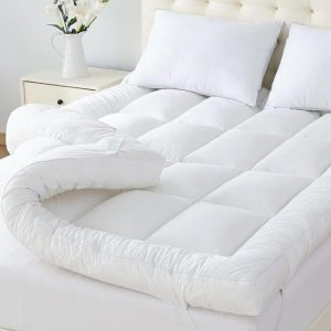 WhatsBedding 5 Inch Memory Foam Mattress Topper Queen for Back Pain