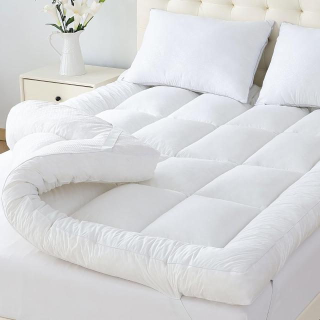 WhatsBedding 5 Inch Memory Foam Mattress Topper Queen for Back Pain