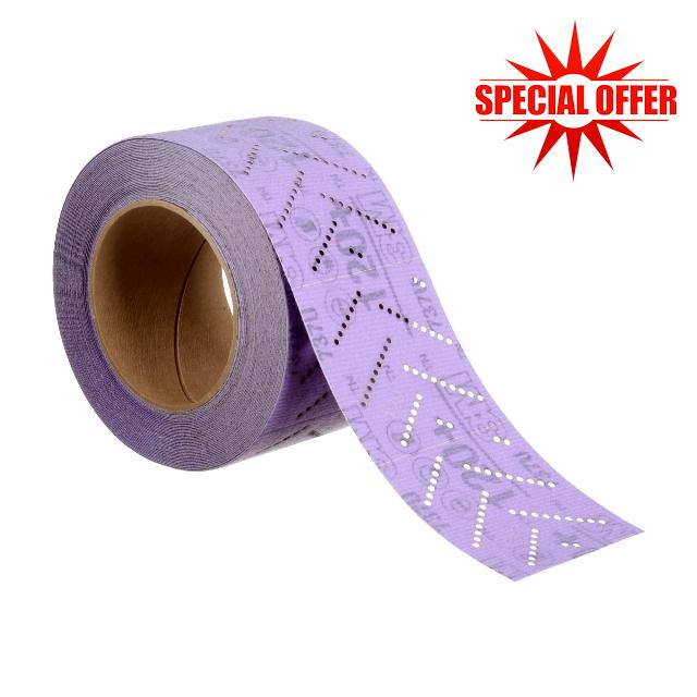 Cubitron II 34444 Hookit Clean Sanding Sheet Roll (34444