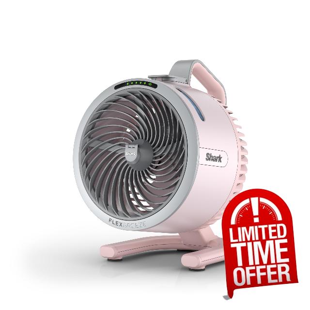Shark FlexBreeze HydroGo Fan — Ultra-powerful portable fan that mists indoors & outdoors. up to 70 feet of reach