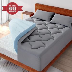 4 Inch Pillow Top Memory Foam Mattress Topper Queen