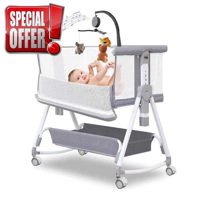 Baby Bassinet with Musical Toy