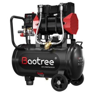 10 Gallon Ultra Quiet Air Compressor with Two Quick Couplers
