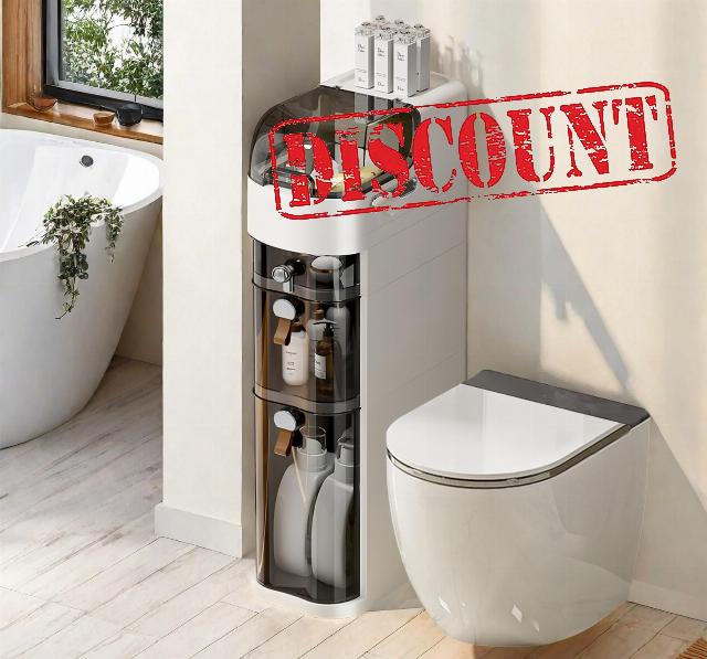 Slim Bathroom Storage Cabinet