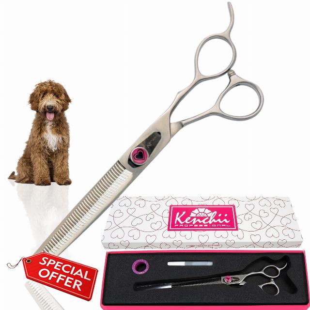 Kenchii Love 46 Teeth Thinner - Japanese Pink Alloy Steel Scissors