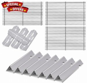 Grill Cooking Grates and Flavorizer Bars Heat Deflectors Parts for Weber Genesis II E-410 E-415 E-435 LX E-440 Series