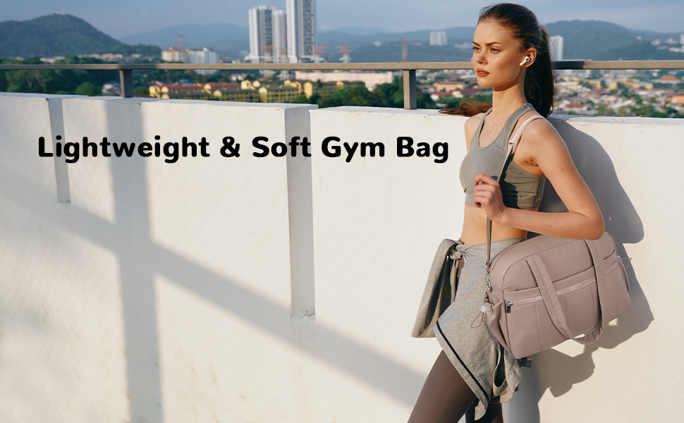 lightweight puffer gym bag
