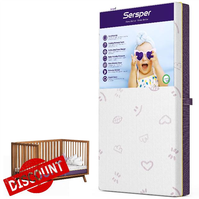 Sersper Breathable Crib Mattress