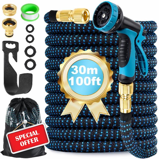 Expandable Garden Hose Pipe 30m 100ft
