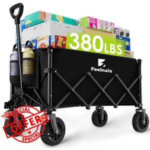 180L Collapsible Wagon with Wheels