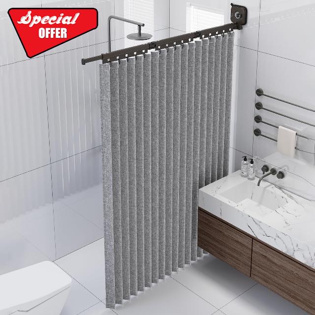 Hidden Shower Curtain Rod