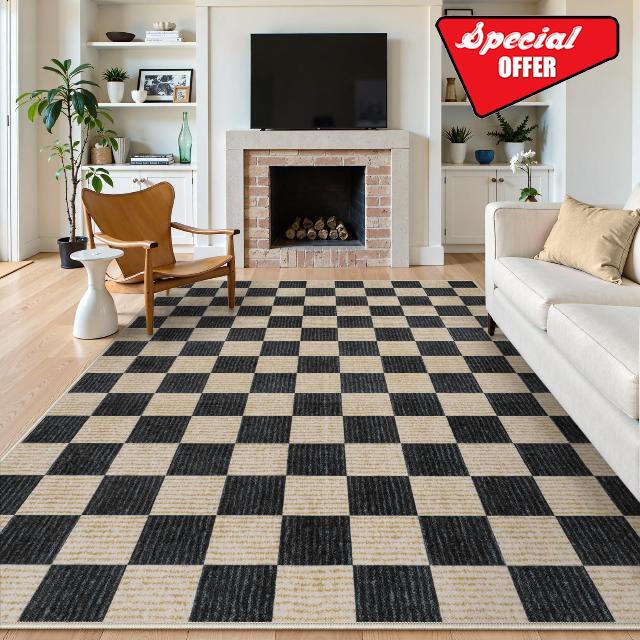 LIVEBOX 8x10 Area Rugs for Living Room