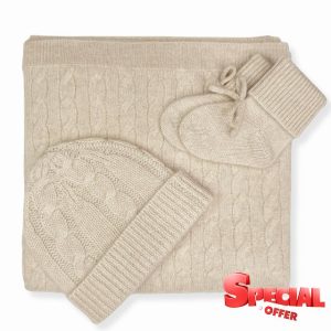 Jet&Bo BABY 100% Cashmere Baby Blanket