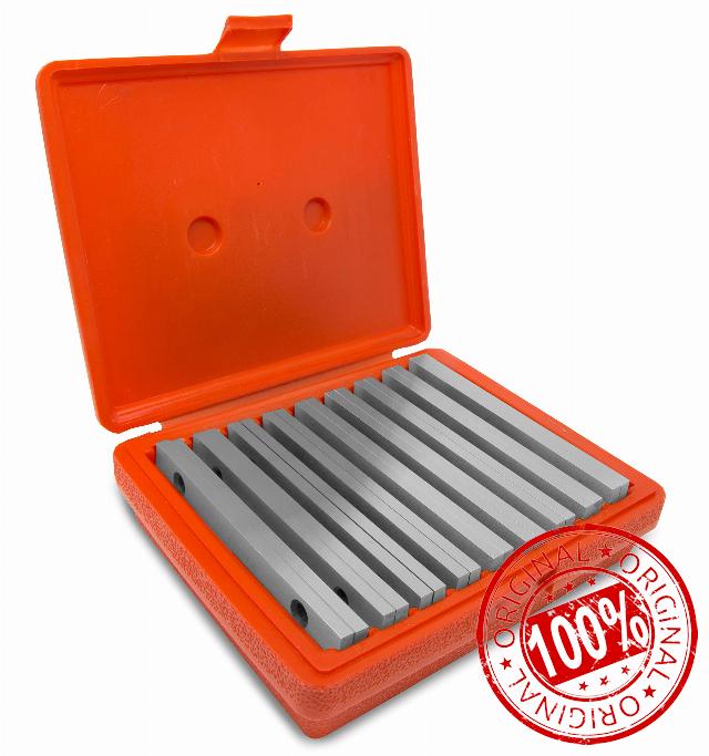 WEN 10349 18-Piece Precision-Ground 1/4-Inch Parallel Sets with Case