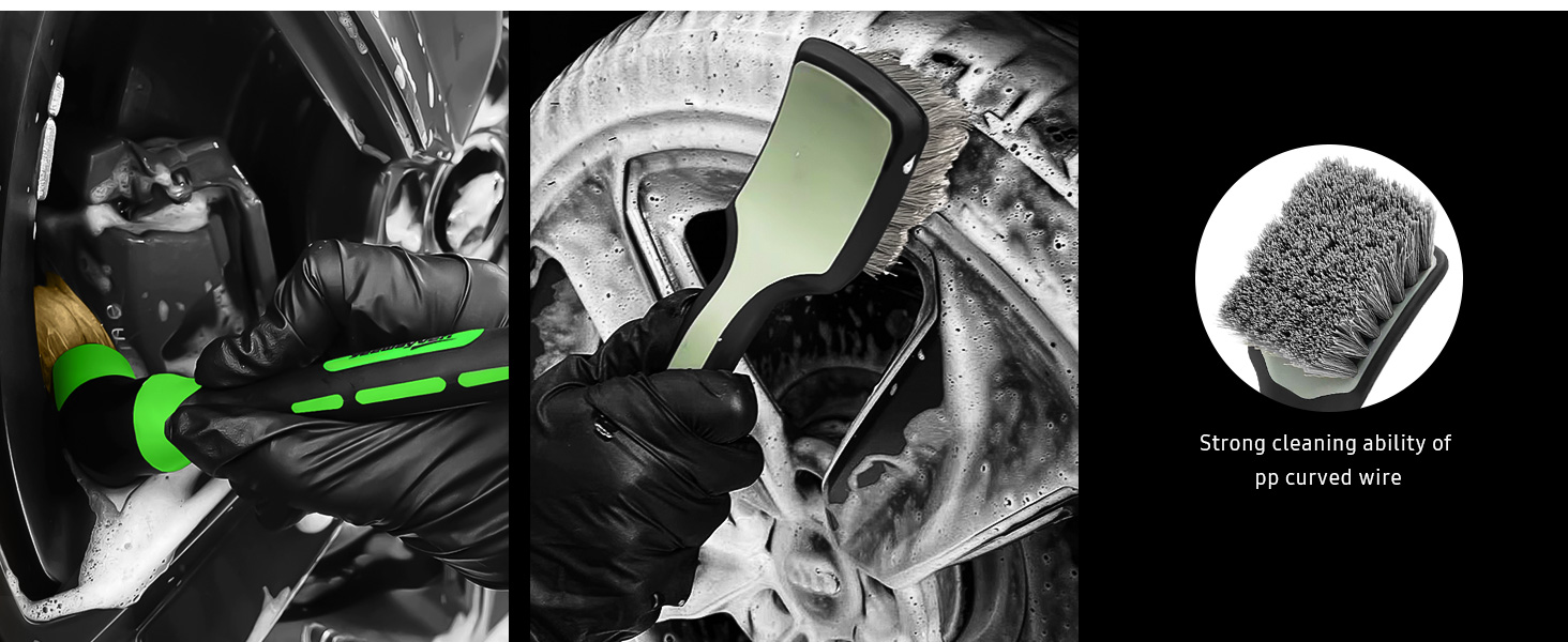 car wheel brush