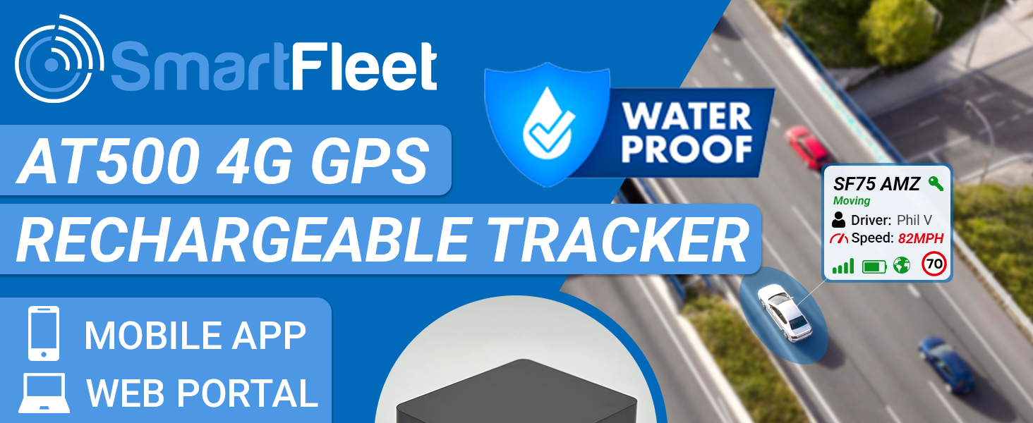 at500 wireless battery tracker gps rechargeable gps tracking device