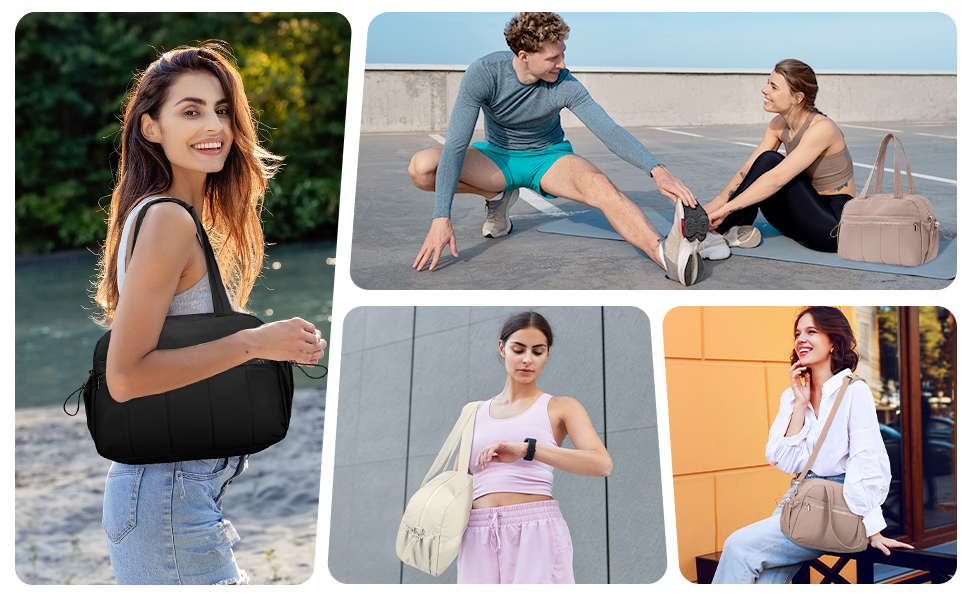 fashion small gym bag for yoga fitness shopping