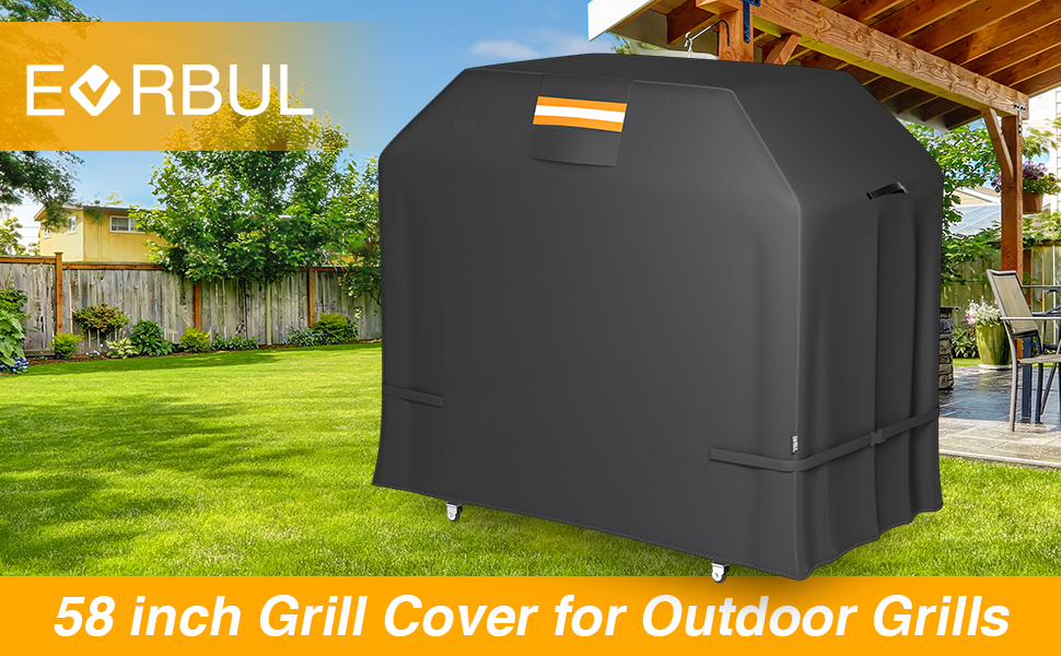 Outdoor BBQ Grill Cover Waterproof Gas Grill Cover Heavy Duty 420D UV Resistance Grill Cover