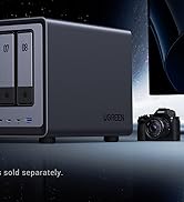 UGREEN NASync DXP8800 Plus 8-Bay Desktop NAS, Intel i5 1235u 10-Core CPU, 8GB DDR5 RAM, 128G SSD,...