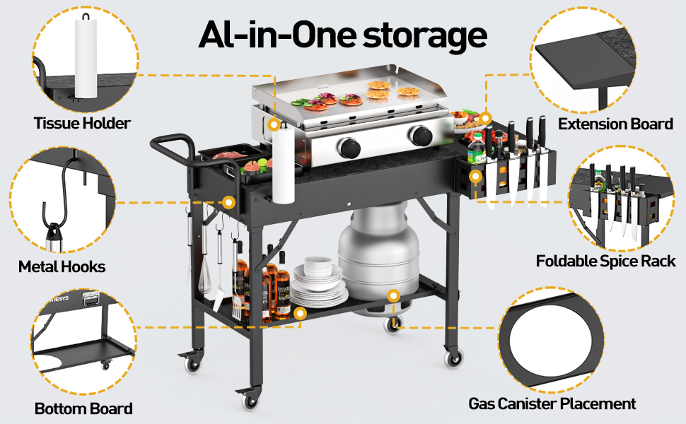 barbecue cart
