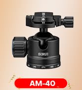 SIRUI Low Profile Tripod Head with Arca-type Quick Release Plate, 360°Panoramic Metal Camera Ball...