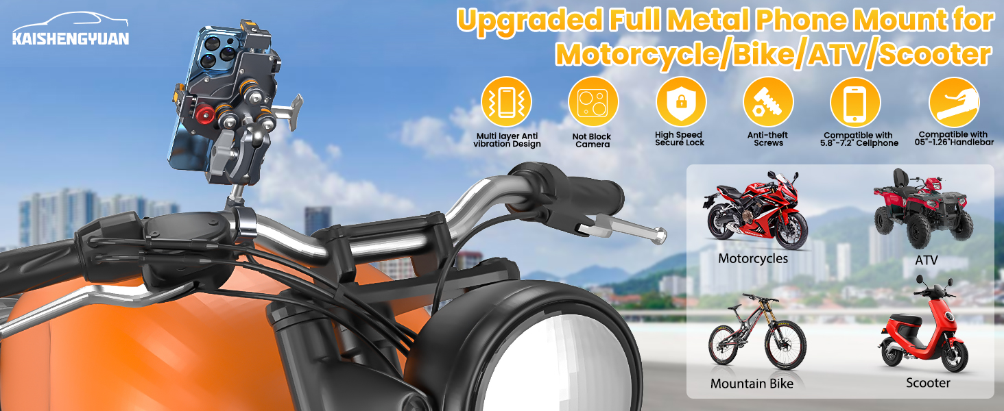 motorcycle phone holder