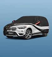 Weleyclore 10 Layers SUV Car Cover Waterproof Breathable,100% Waterproof Outdoor 4X4 Car Covers R...