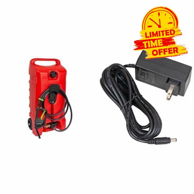 Bundle of Scepte Portable Gas Caddy with Fill-Rite Transfer Pump