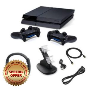 Sony PlayStation 4 Dual Player Gaming Bundle (Renewed)