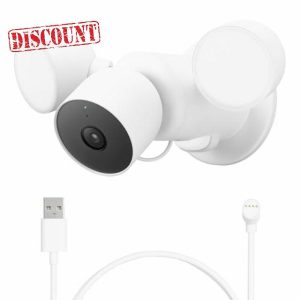 Google Nest Cam with Floodlight - Outdoor Camera - Floodlight Security Camera