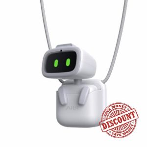 Aibi Pocket Pet - Wearable Robot | ChatGPT Powered AI Companion with Voice Commands