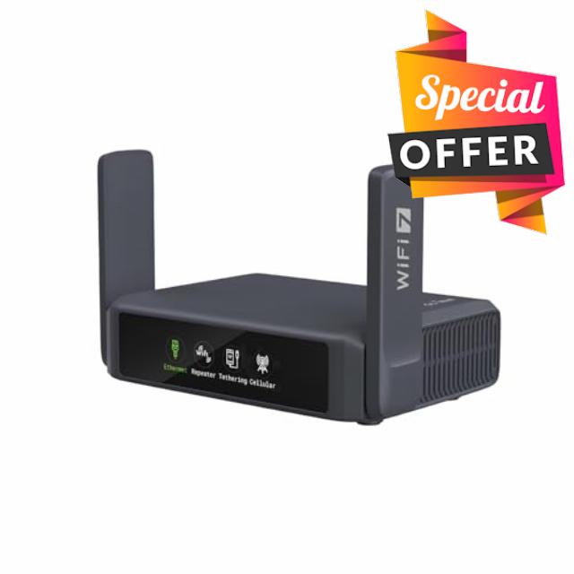 GL.iNet GL-BE3600 (Slate 7) Portable Travel Router