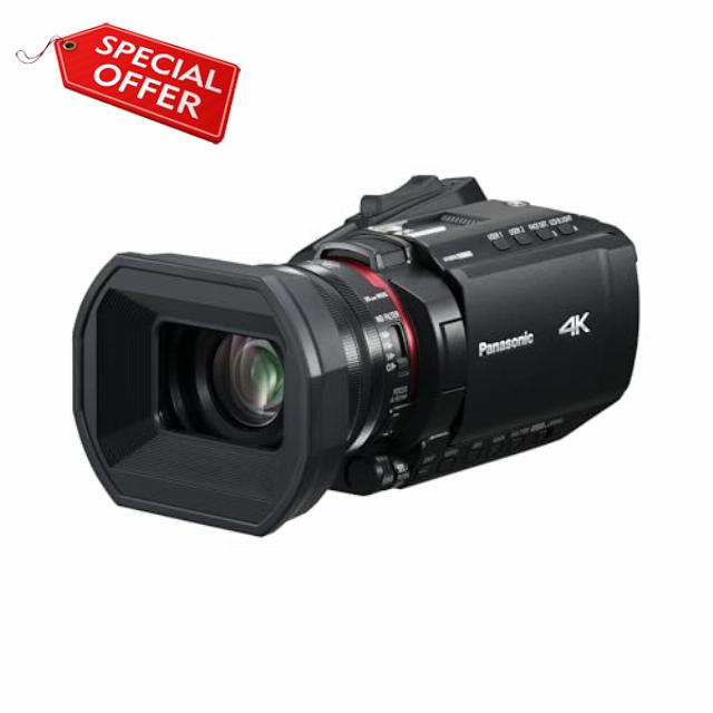 Panasonic HC-X1200E 4K 60p Palm-Style Camcorder with 25mm Wide-Angle Lens