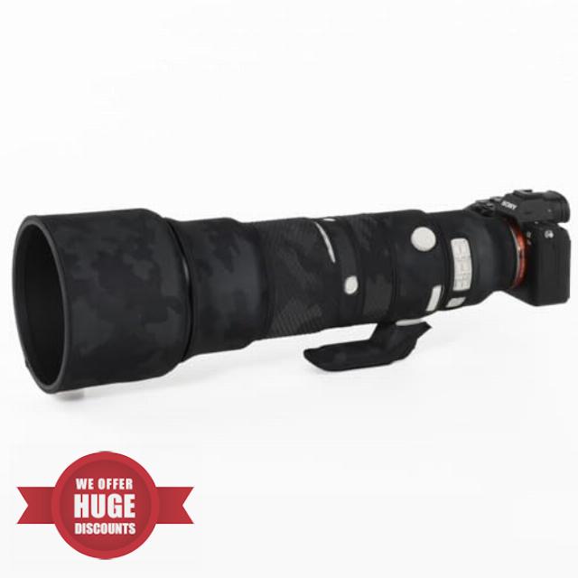ZZQ&CCF Waterproof Camo Lens Coat for Sony FE 400-800mm f/6.3-8 G OSS Camouflage Lens Rain Protective Cover SEL400800-#KHMC Black