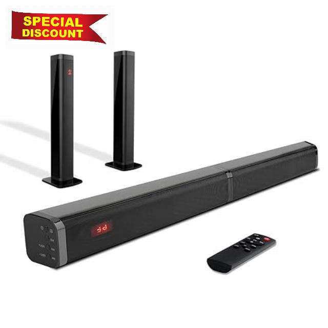 TV Sound Bar Sound Bar for Speaker Smart TV Sound bars 80W Split Soundbars