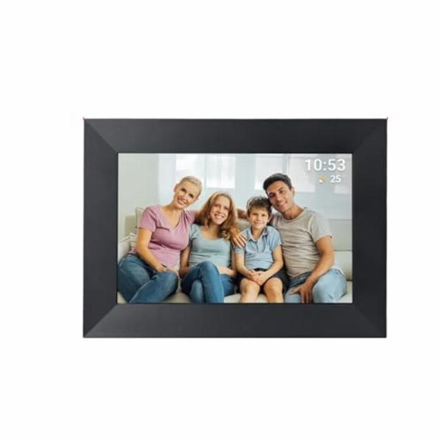 WiFi Digital Photo Frame 10.1 Inch with HD Touchscreen | 32GB Storage | Auto-Rotate