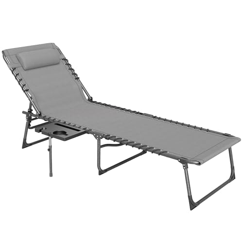 5-Level Adjustable Reclining Sun Lounger Chair