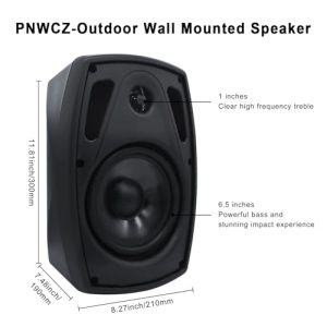Wired Wall Mount Active Speakers
