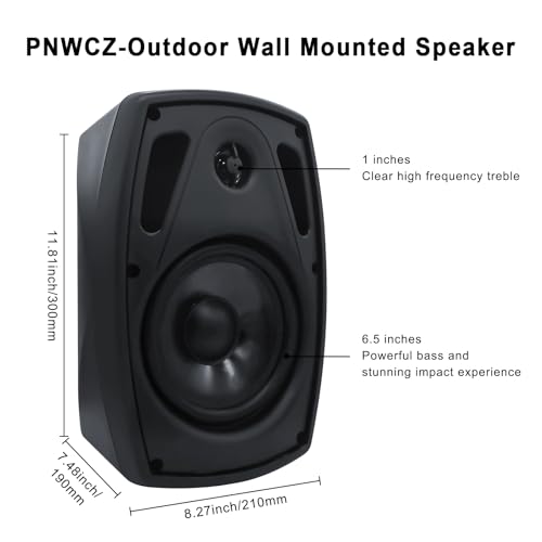 Wired Wall Mount Active Speakers
