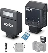 GODOX V100C Round Head Camera Flash Speedlite for Canon, V100-C 100W Touch Screen Flash Speedligh...