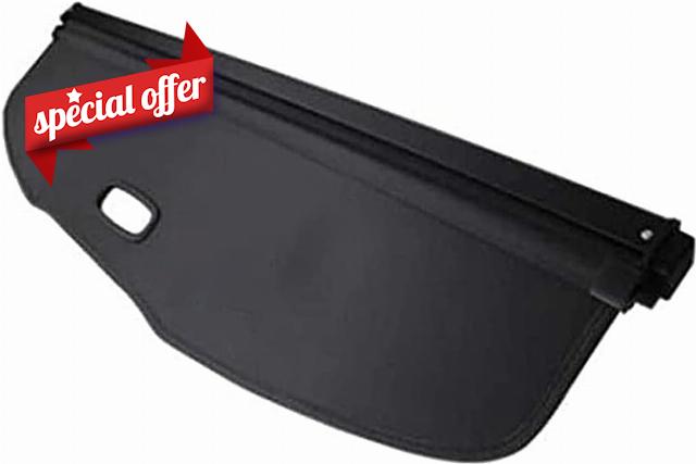 Car Retractable Rear Trunk Parcel Shelf for Suzuki Vitara 2016 2017 2018 2019 2020 2021 Automobile Cargo Covers Auto Luggage Cargo Shield Cover Replacement Boot Shelves Tail Box Partitio
